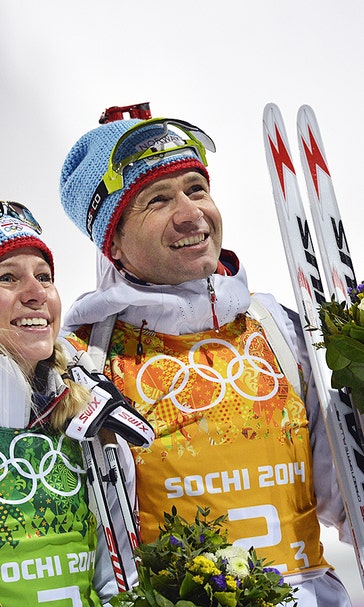 Bjoerndalen wins biathlon relay, becomes most decorated Winter Olympian